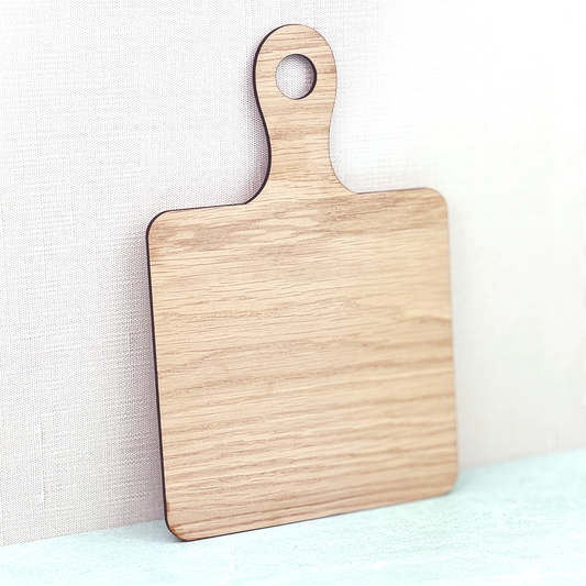 Square Paddle 5.5" Wood Display