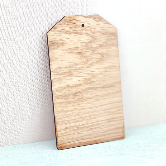 Gift Tag 3.5" x 6.5" Wood Display