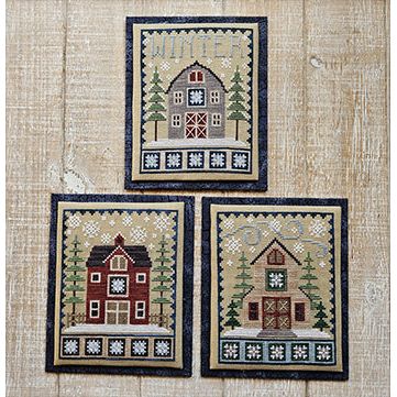 Winter Barn Trio Pattern