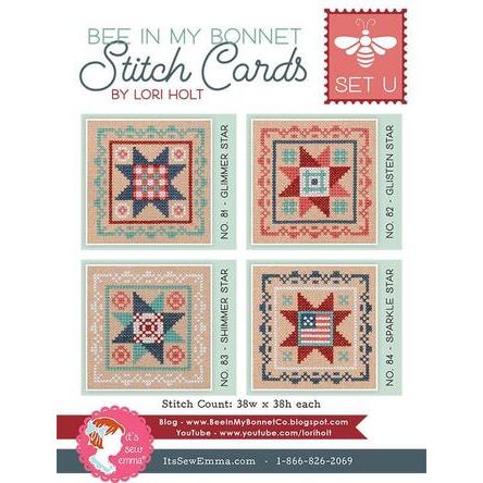 Stitch Cards Set U Pattern