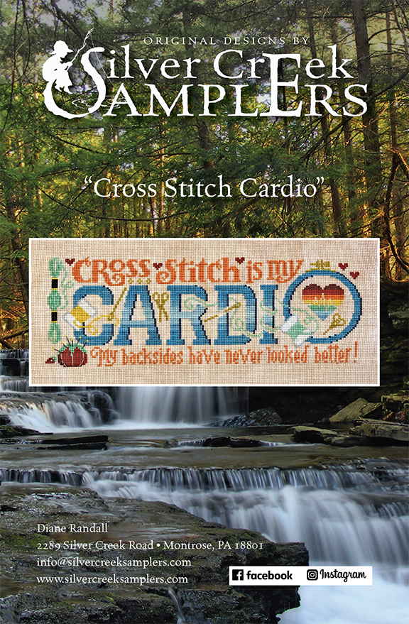 Cross Stitch Cardio Pattern (Nashville Market 2025)