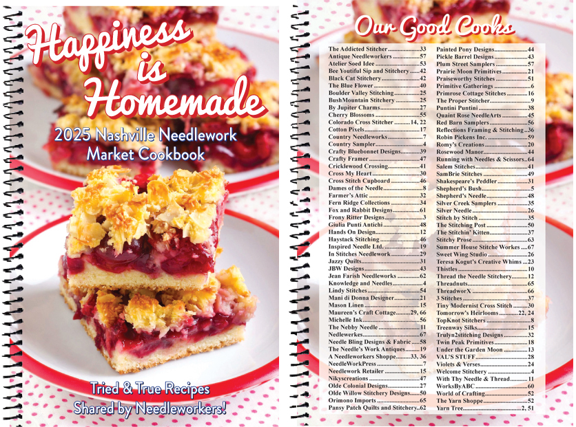 2025 Nashville Needlework Market Cookbook