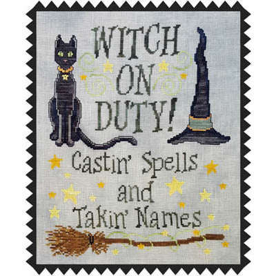 Witch On Duty Pattern