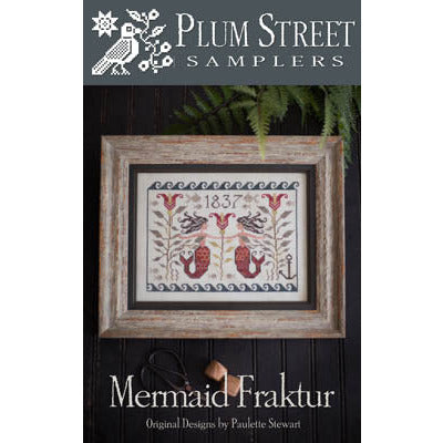 Mermaid Fraktur Pattern