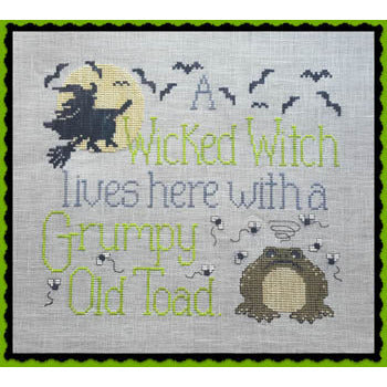 Wicked Witch and Grumpy Toad Pattern