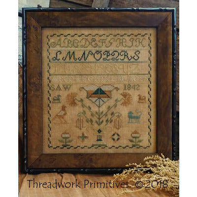 1842 Saw Sampler Pattern